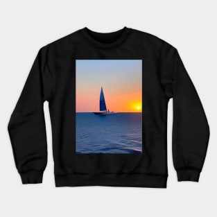 WATERY SUNSET Crewneck Sweatshirt